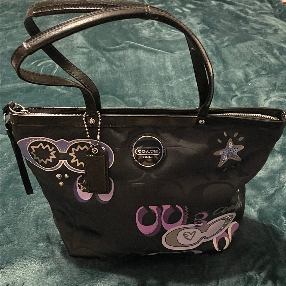 COACH Daisy Pop Optic Tote